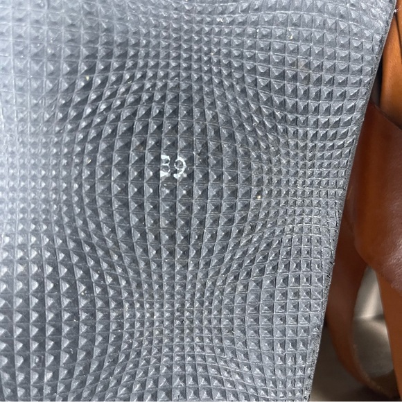 Alohas Women 8.5โ9 EU39 Tan Brown Leather Sandals Cross Strap Platform Slingback - Picture 14 of 15